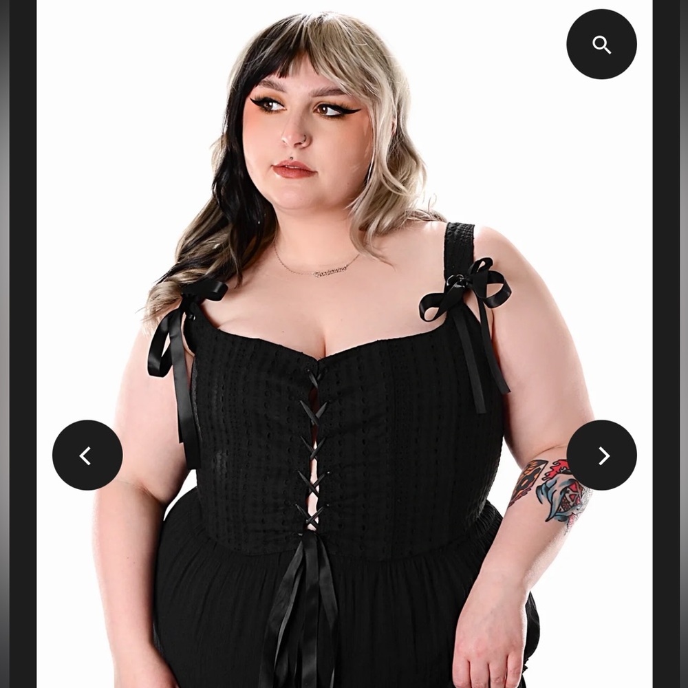 Foxblood Yvonne corset top